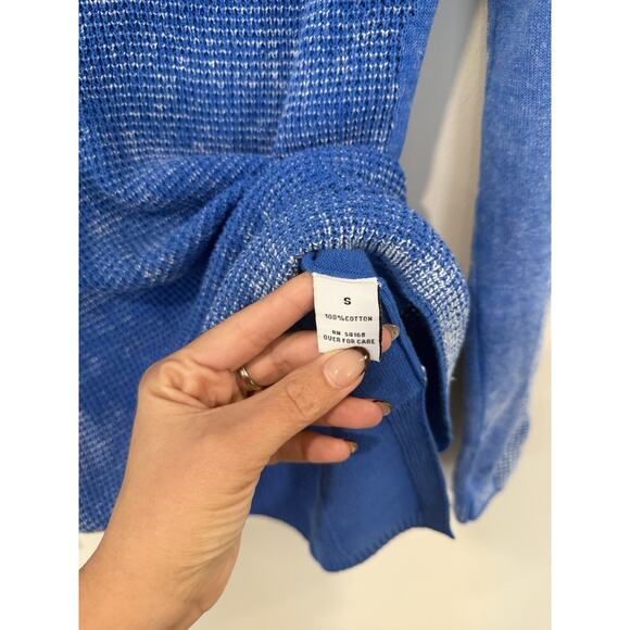 Elliott Lauren Women's 100% Cotton Waffle Knit Shirt Size Small 2335 - Picture 6 of 9